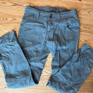 Prana Teal Buttoned Pants